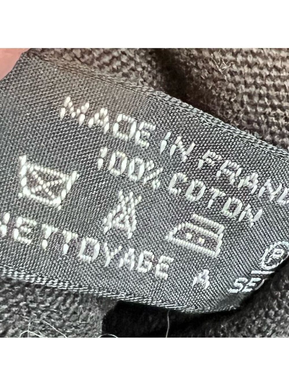 HERMES FOURRE TOUT MM VINTAGE TOTE BAG CANVAS BLACK - Picture 12 of 13